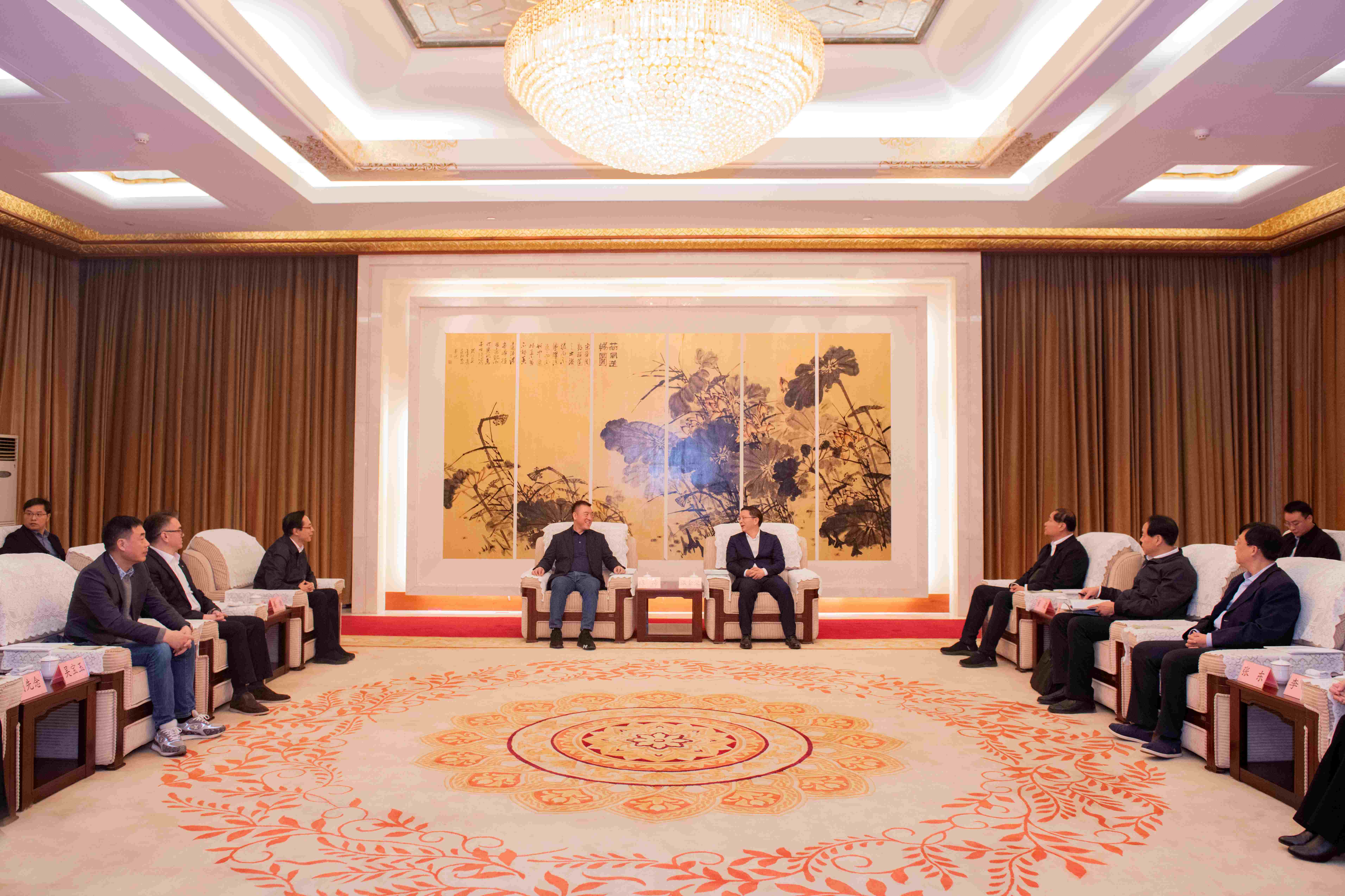 金年會科技董事長陳濤帶領深圳市和惠州市企業家前往濟寧市考察交流 